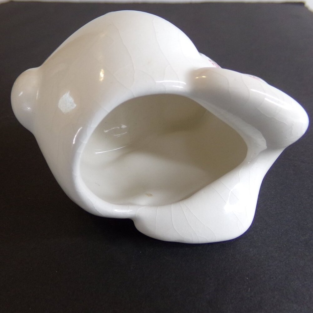 Bunny Rabbit Ceramic Planter Holder Container Spain White - Picture 10 of 10